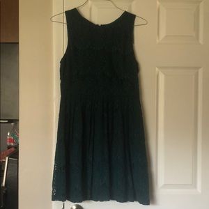 forever 21 green lace dress sz lg